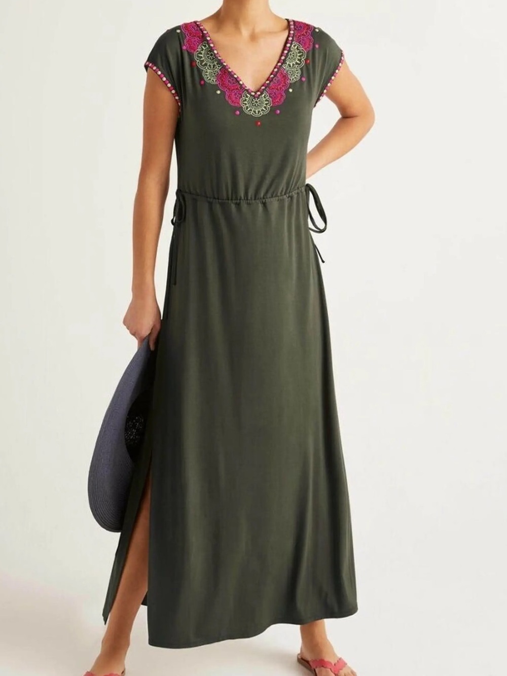 Boden Marcia Embroidered Dress Size 8